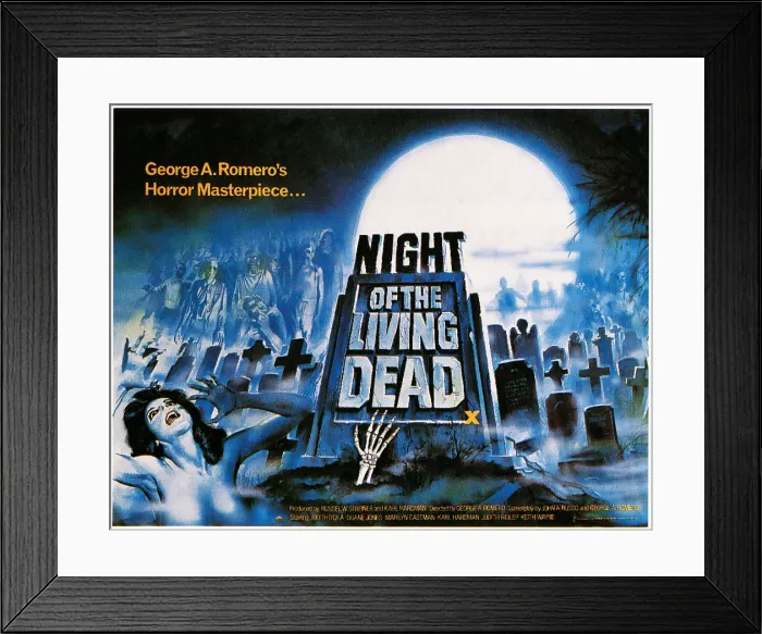 Framed Print : NIGHT OF THE LIVING DEAD, 1968 Framed Print : NIGHT OF THE LIVING DEAD, 1968