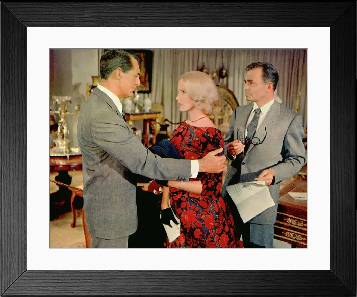 Framed Print : NORTH BY NORTHWEST, Cary Grant, Eva Marie Saint, James Mason, 1959