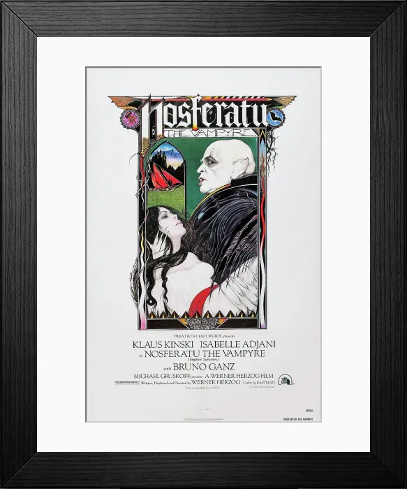 Framed Print : NOSFERATU THE VAMPYRE, (aka NOSFERATU: PHANTOM DER NACHT), US poster art, from left: Isabelle Adjani, Klaus Kinski, 1979, TM and Copyright 20th Century Fox Film Corp Framed Print : NOSFERATU THE VAMPYRE, (aka NOSFERATU: PHANTOM DER NACHT), US poster art, from left: Isabelle Adjani, Klaus Kinski, 1979, TM and Copyright 20th Century Fox Film Corp