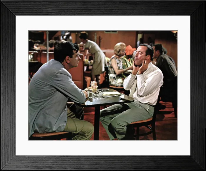 Framed Print : THE ODD COUPLE, Walter Matthau, Jack Lemmon, 1968