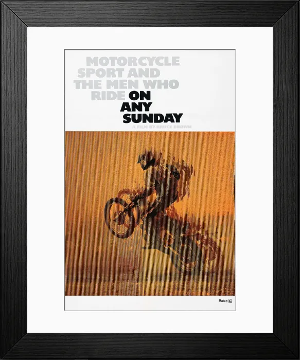 Framed Print : ON ANY SUNDAY, US poster, 1971
