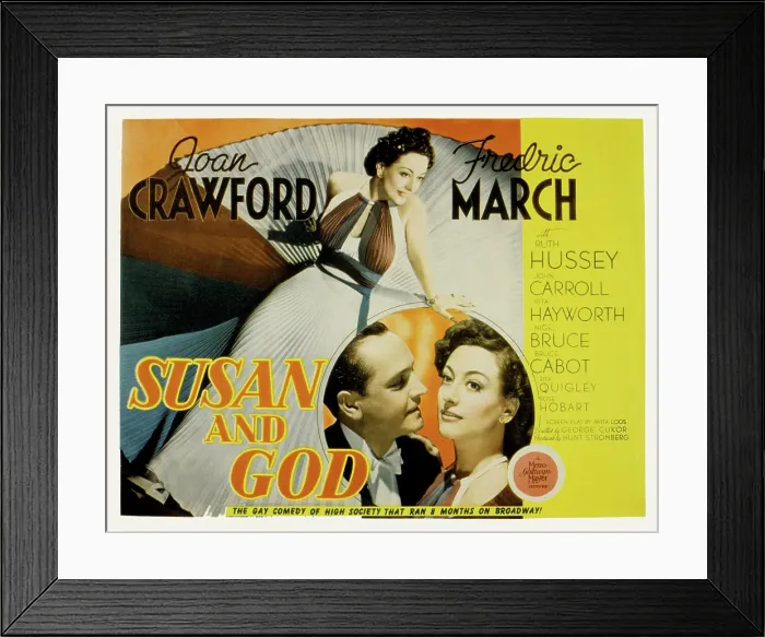 Framed Print : SUSAN AND GOD, Fredric March, Joan Crawford, 1940