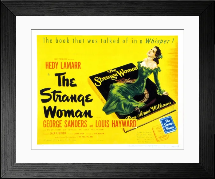 Framed Print : THE STRANGE WOMAN, Hedy Lamarr, 1946