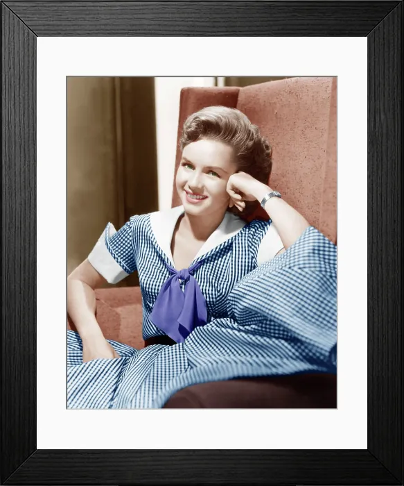 Framed Print : Debbie Reynolds, ca. 1950s Framed Print : Debbie Reynolds, ca. 1950s