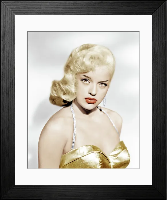 Framed Print : Diana Dors, Universal Pictures portrait, ca. 1957