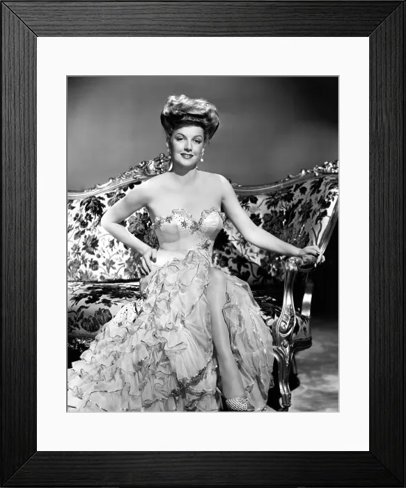 Framed Print : Ann Sheridan in costume for SHINE ON HARVEST MOON, 1944
