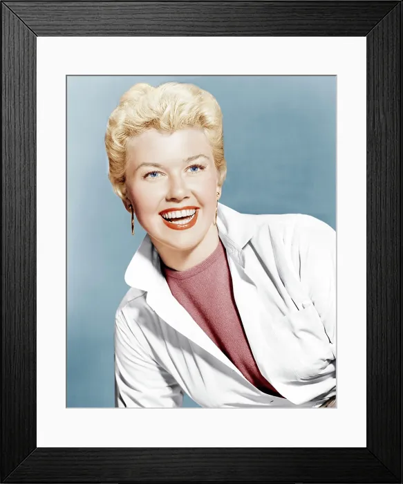 Framed Print : Doris Day, Warner Brothers portrait, ca. 1950s