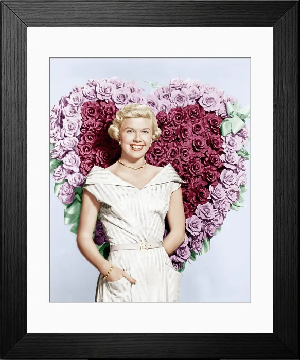 Framed Print : Doris Day, Warner Brothers portrait, ca. 1950s