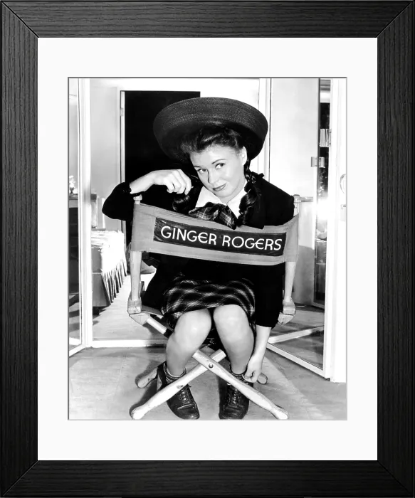 Framed Print : Ginger Rogers, in a publicity portrait for 'The Major and the Minor', c.1942 Framed Print : Ginger Rogers, in a publicity portrait for 'The Major and the Minor', c.1942