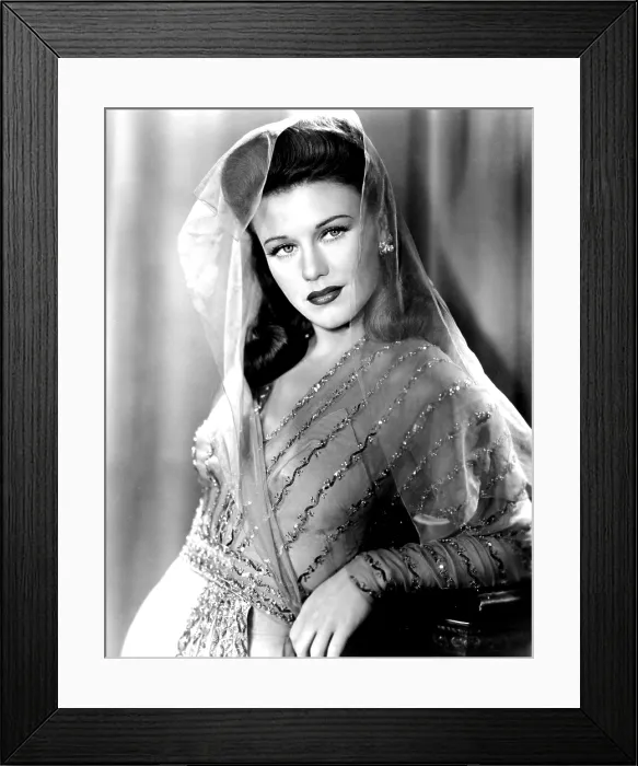 Framed Print : GINGER ROGERS, in a Paramount Studio's publicity portrait, c.1942