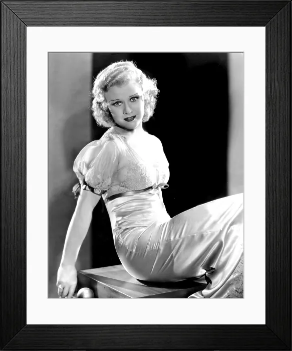 Framed Print : GOLD DIGGERS OF 1933, publicity portrait of Ginger Rogers, 1933