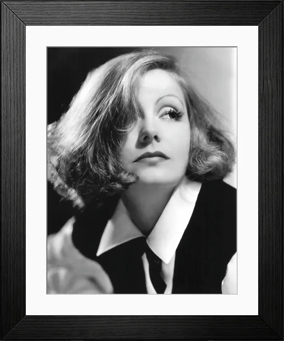 Framed Print : AS YOU DESIRE ME, Greta Garbo, portrait by Clarence Sinclair Bull, 1932