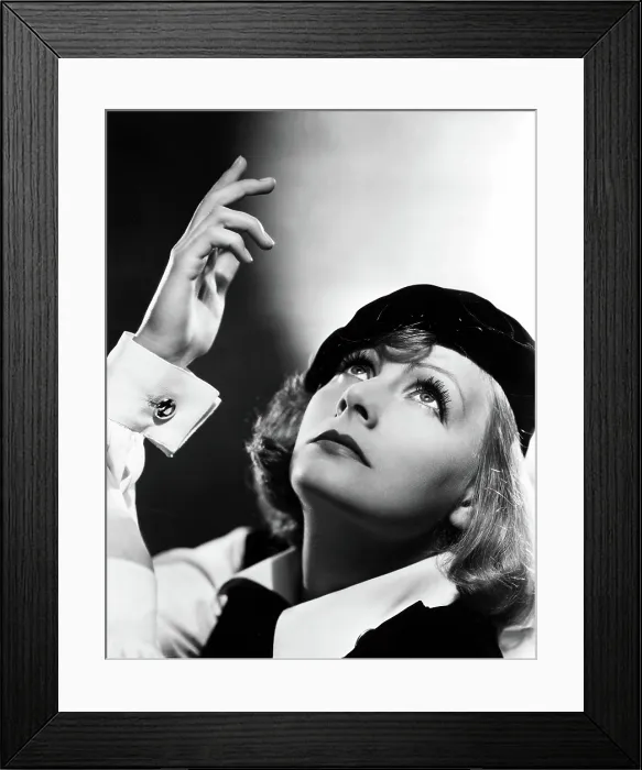 Framed Print : AS YOU DESIRE ME, Greta Garbo, portrait by Clarence Sinclair Bull, 1932