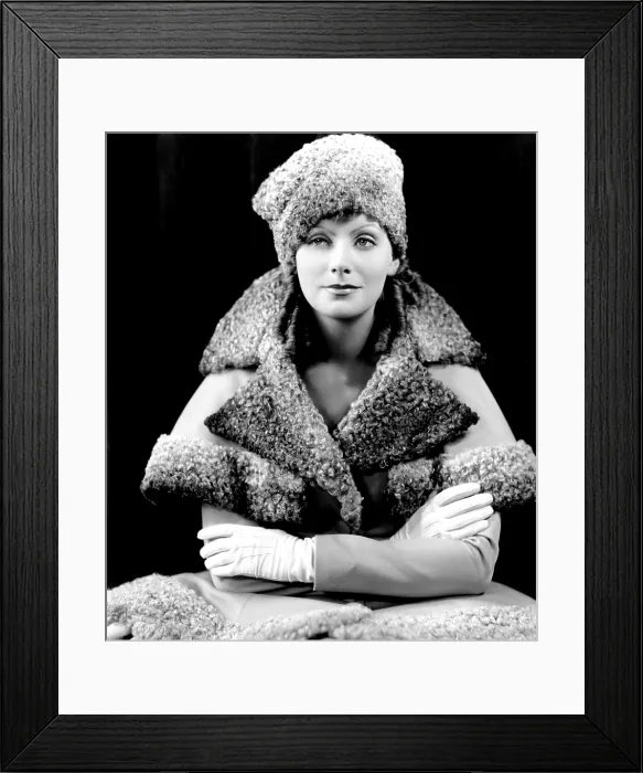 Framed Print : ROMANCE, Greta Garbo, portrait by George Hurrell, 1930 Framed Print : ROMANCE, Greta Garbo, portrait by George Hurrell, 1930