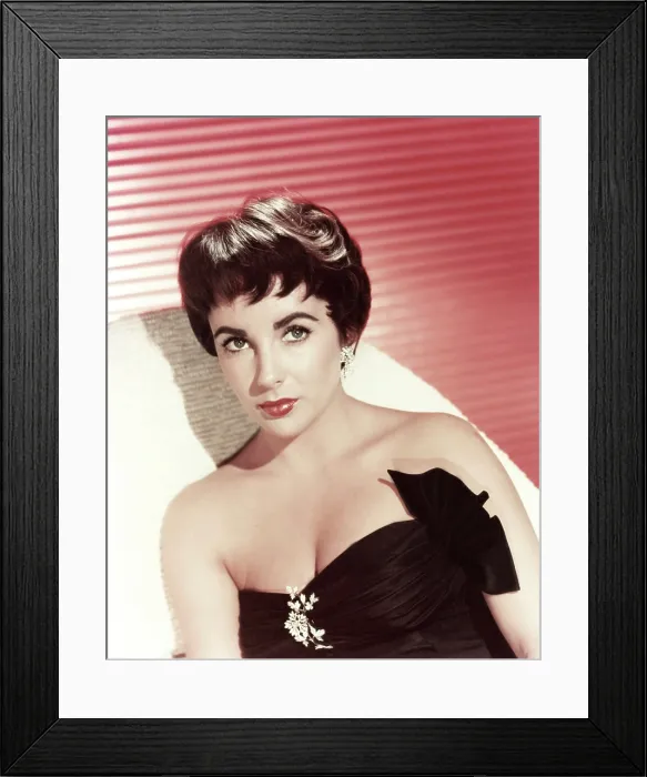 Framed Print : Elizabeth Taylor, 1954