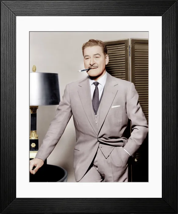 Framed Print : Errol Flynn, ca. 1950s Framed Print : Errol Flynn, ca. 1950s