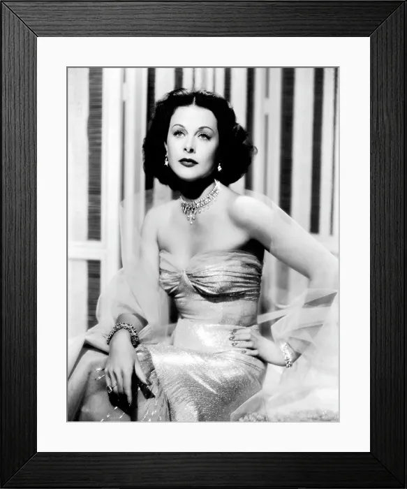 Framed Print : Hedy Lamarr in promotional photo for MY FAVORITE SPY, 1951 Framed Print : Hedy Lamarr in promotional photo for MY FAVORITE SPY, 1951