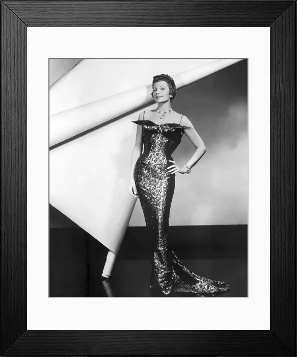 Framed Print : Rita Hayworth in publicity pose for PAL JOEY, 1957