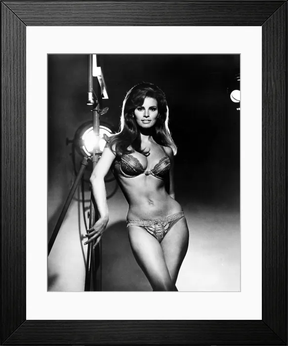 Framed Print : RAQUEL WELCH, portrait from the film, BEDAZZLED, 1967. TM and Copyright (c) 20th Century Fox Film Corp. All rights reserved. Courtesy: Everett Collection