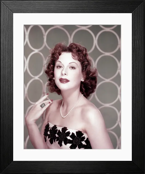 Framed Print : Hedy Lamarr, ca. 1950 Framed Print : Hedy Lamarr, ca. 1950