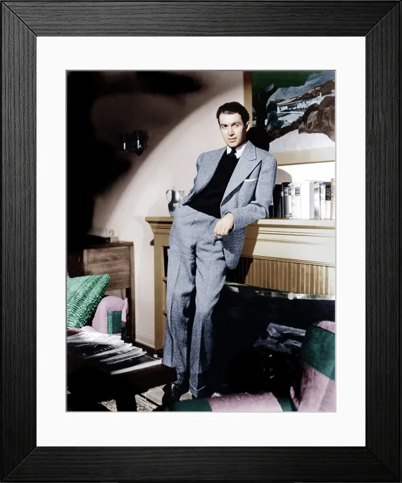 Framed Print : James Stewart, ca. 1940s Framed Print : James Stewart, ca. 1940s
