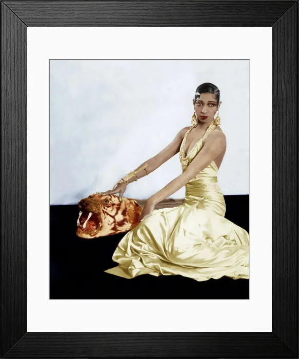 Framed Print : Josephine Baker, ca. 1920s