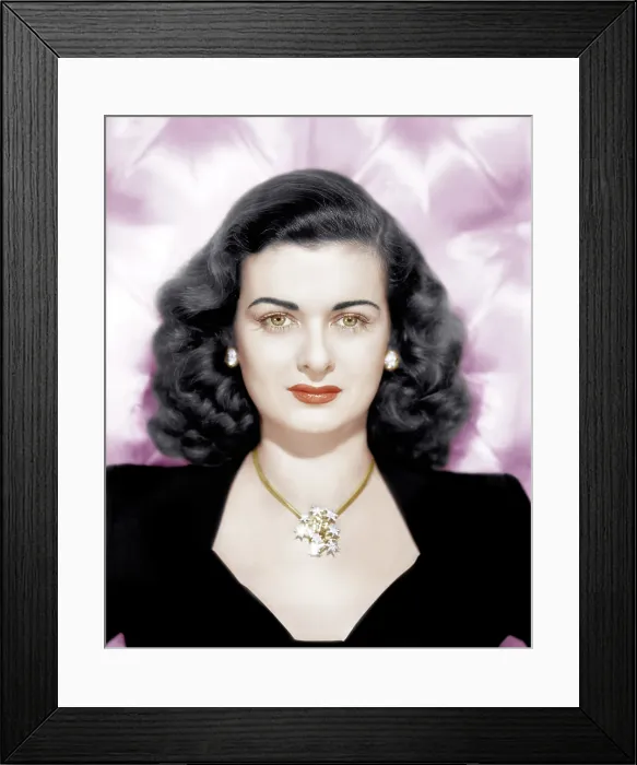 Framed Print : Joan Bennett, ca. 1940s Framed Print : Joan Bennett, ca. 1940s