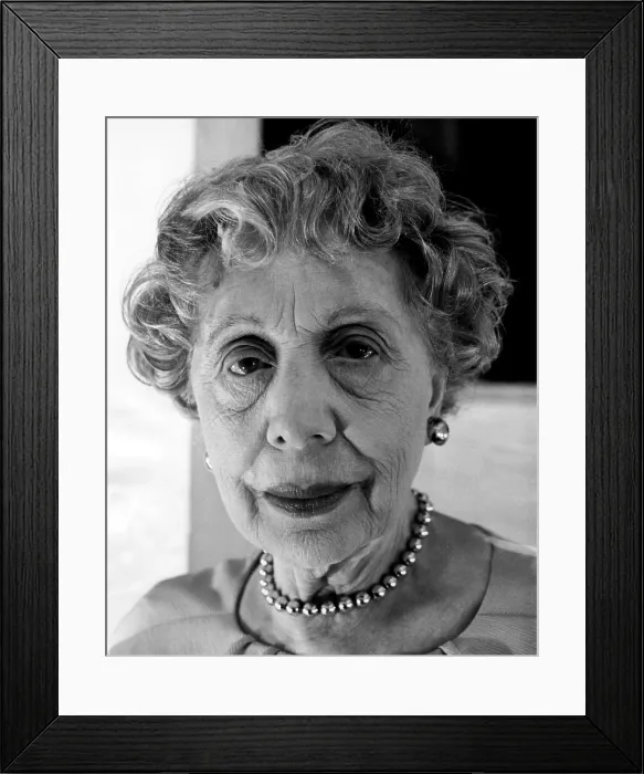 Framed Print : Edith Evans, ca. 1968