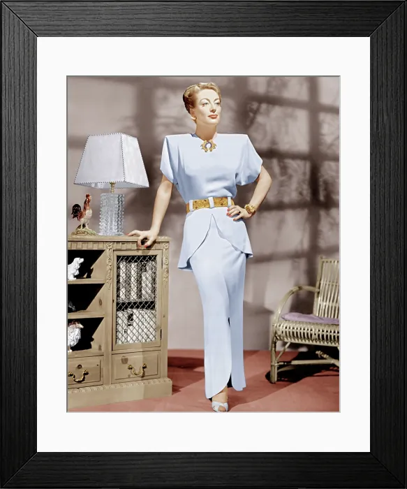 Framed Print : Joan Crawford, ca. 1940s