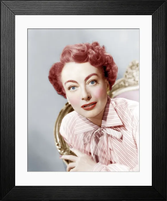 Framed Print : Joan Crawford, ca. 1950s