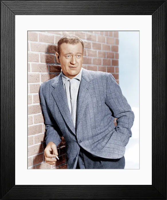 Framed Print : John Wayne, ca. 1955 Framed Print : John Wayne, ca. 1955