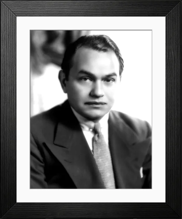 Framed Print : EDWARD G. ROBINSON, portrait ca. 1935