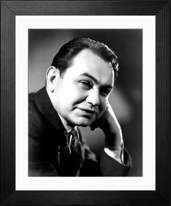 Framed Print : EDWARD G. ROBINSON, portrait ca. 1934