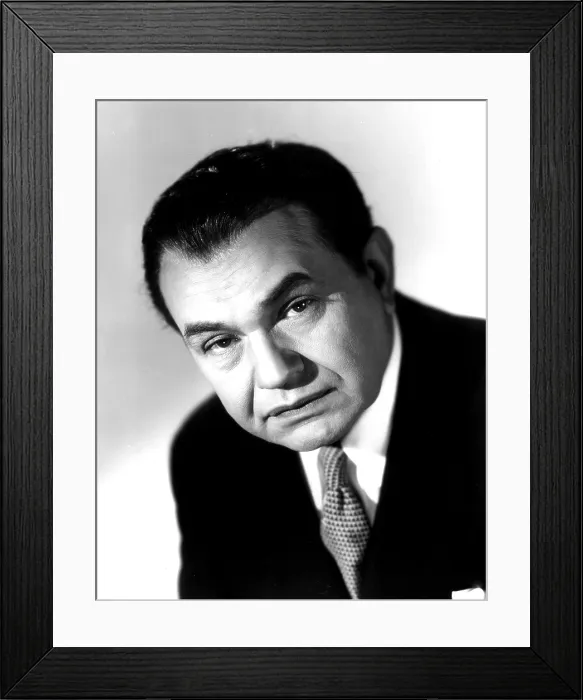 Framed Print : Edward G. Robinson, 1945 Framed Print : Edward G. Robinson, 1945