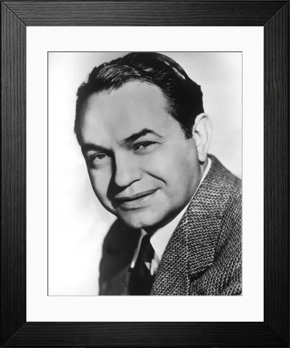 Framed Print : Edward G. Robinson, portrait ca. 1940s