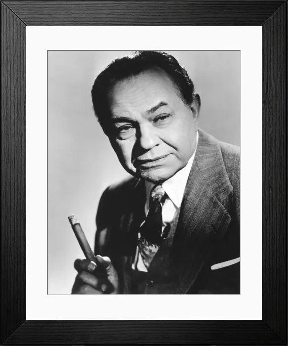 Framed Print : Edward G. Robinson, portrait ca. 1959 Framed Print : Edward G. Robinson, portrait ca. 1959
