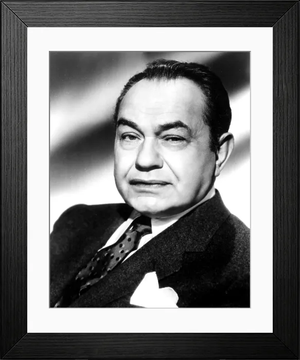 Framed Print : EDWARD G. ROBINSON, portrait ca. 1950s Framed Print : EDWARD G. ROBINSON, portrait ca. 1950s