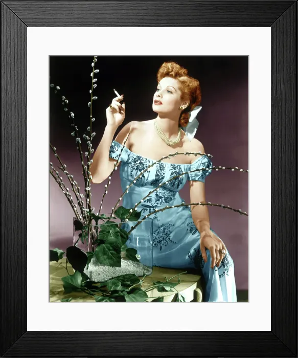 Framed Print : Lucille Ball, ca. mid / late 1940s Framed Print : Lucille Ball, ca. mid / late 1940s