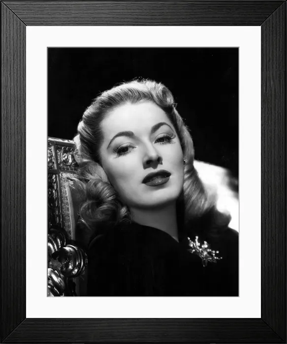 Framed Print : ELEANOR PARKER, 1947 Framed Print : ELEANOR PARKER, 1947