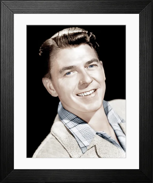 Framed Print : Ronald Reagan, ca. 1950s Framed Print : Ronald Reagan, ca. 1950s