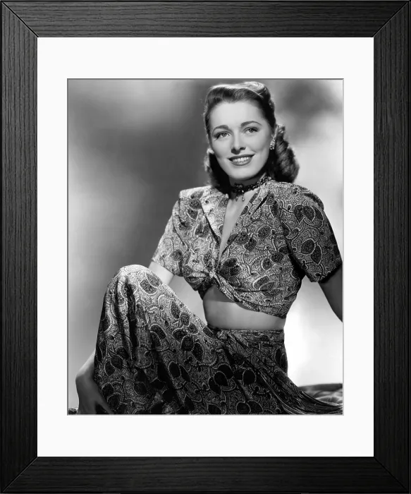 Framed Print : Eleanor Parker, portrait ca. 1940s