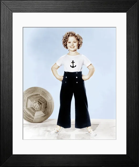 Framed Print : Shirley Temple, studio portrait, ca. 1935. 20th Century-Fox Film Corporation, TM & Copyright / courtesy Everett Collection