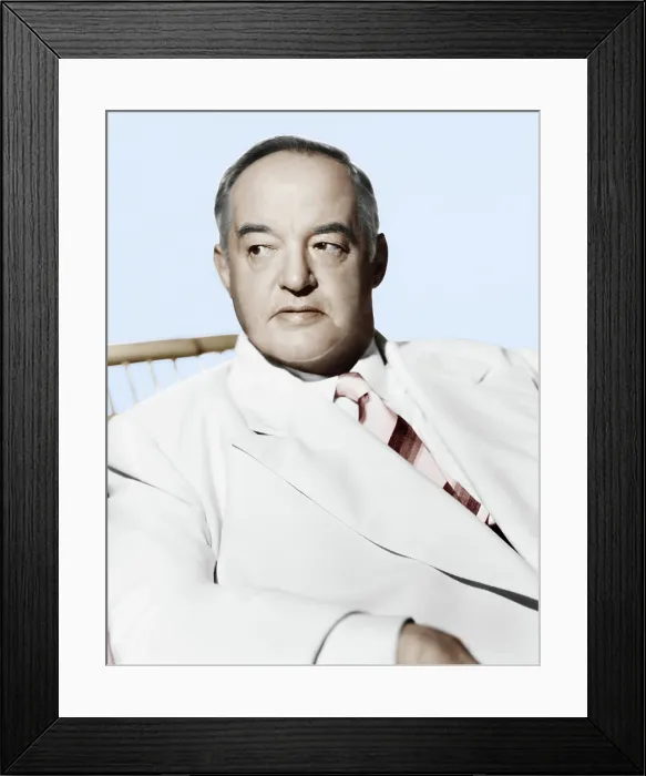 Framed Print : Sydney Greenstreet, ca. 1940s Framed Print : Sydney Greenstreet, ca. 1940s