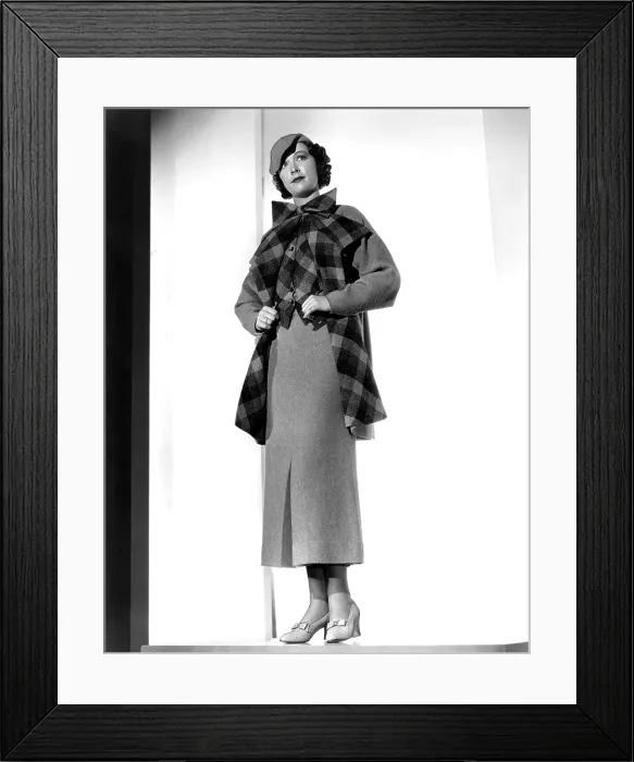 Framed Print : ELEANOR POWELL, portrait wearing an Adrian designed outfit Framed Print : ELEANOR POWELL, portrait wearing an Adrian designed outfit