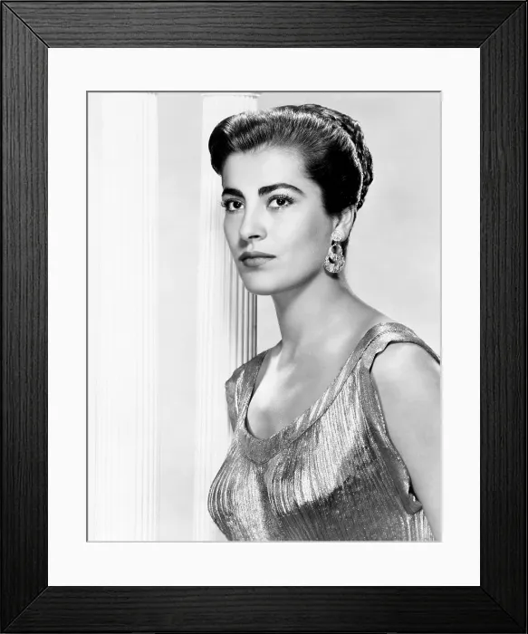 Framed Print : Irene Papas, 1956 Framed Print : Irene Papas, 1956