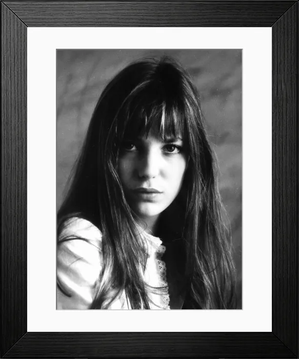 Framed Print : Jane Birkin, 1970s