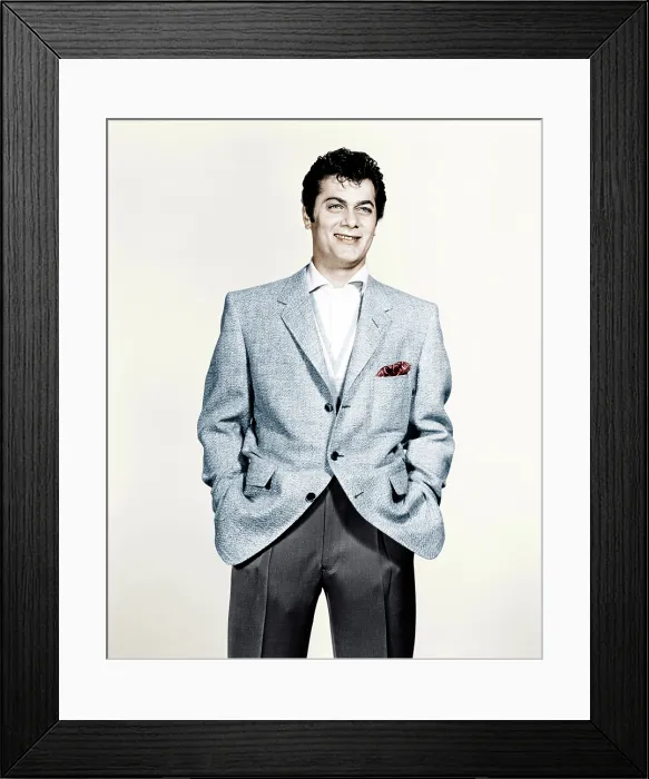 Framed Print : Tony Curtis, ca. 1955