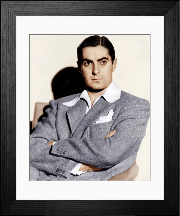 Framed Print : Tyrone Power, ca. 1940s Framed Print : Tyrone Power, ca. 1940s