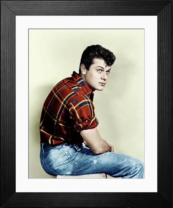 Framed Print : Tony Curtis, ca. 1950s Framed Print : Tony Curtis, ca. 1950s