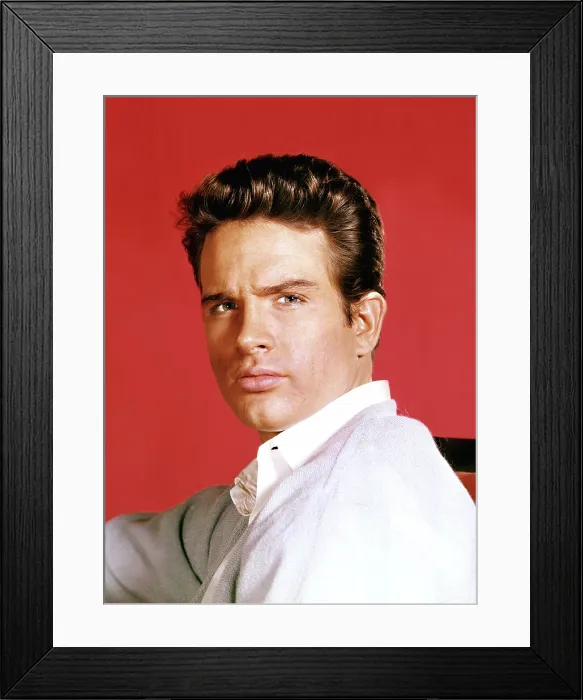 Framed Print : Warren Beatty, c. 1960s